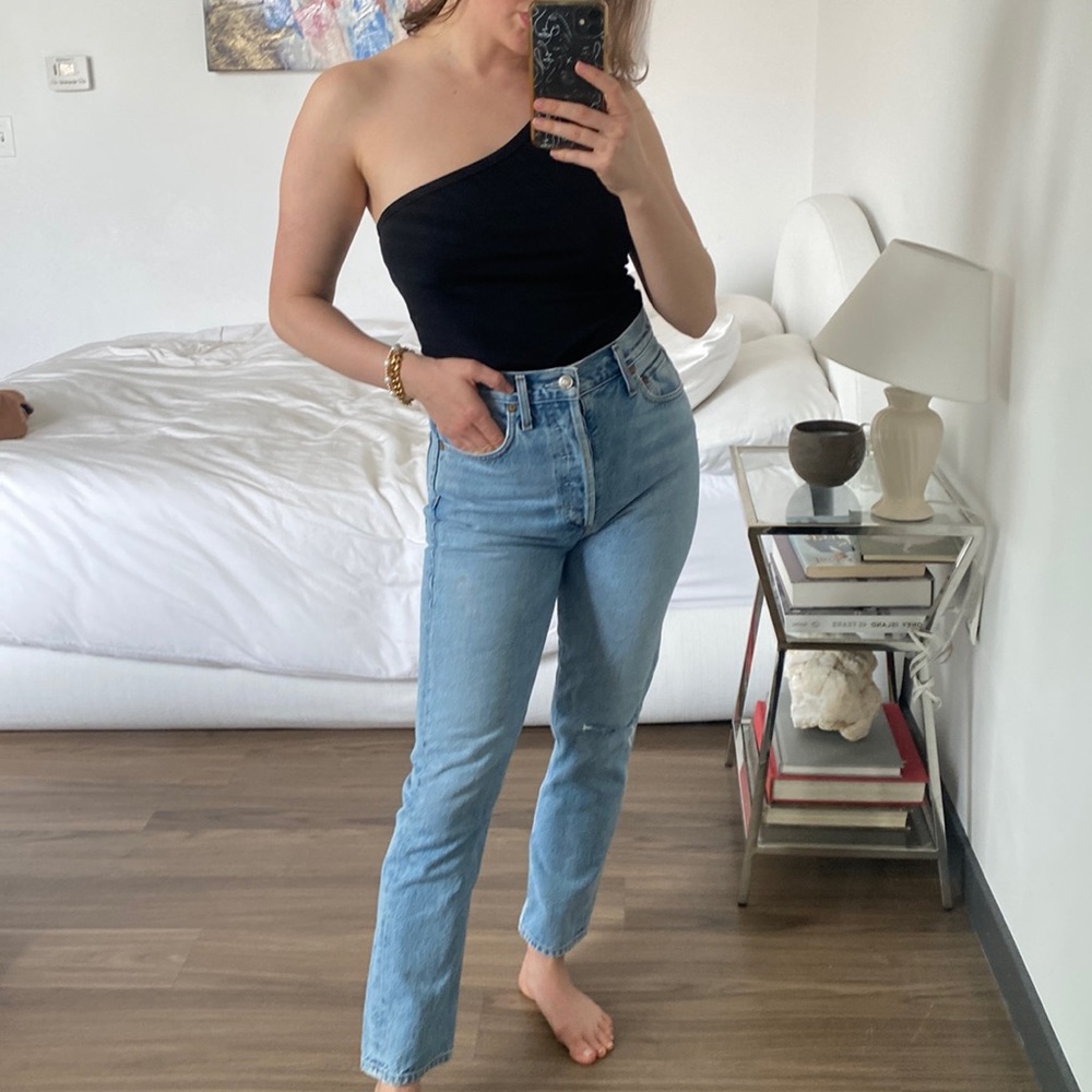AGOLDE HIGH WAISTED JEANS | Size 25
